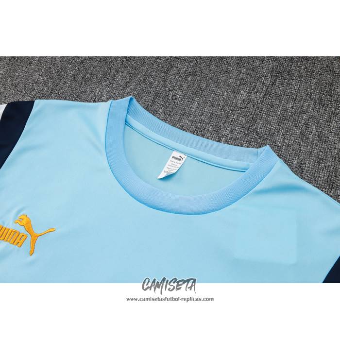Chandal del Manchester City 2023-2024 Manga Corta Azul